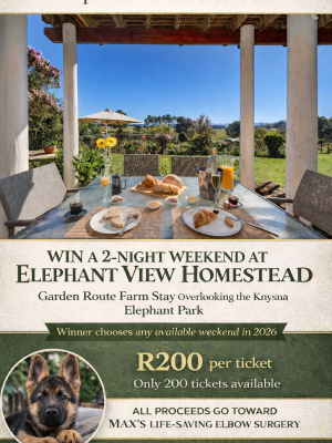 Win a luxury Garden Route weekend